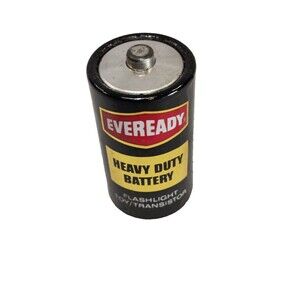 Vintage Eveready Black C Battery Heavy Duty-In Good Condition